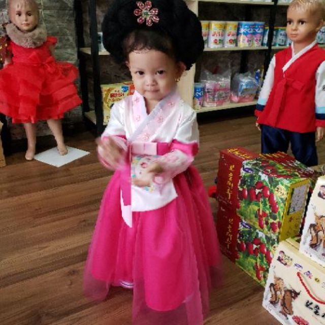 Hanbok chuẩn Hàn dành cho bé gái ( Hàng có sẵn  )
