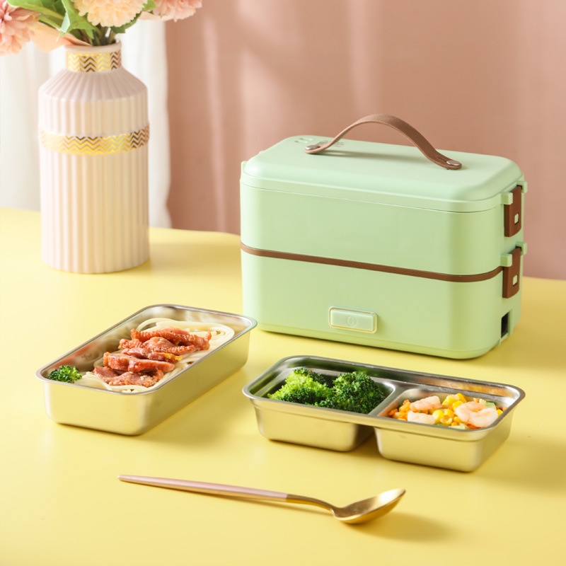 Hộp Cơm Cắm Điện 2 và 3 Tầng đa năng giữ nhiệt và hâm nóng nấu cơm thức ăn hầm cháo nhiều ngăn - HDC04