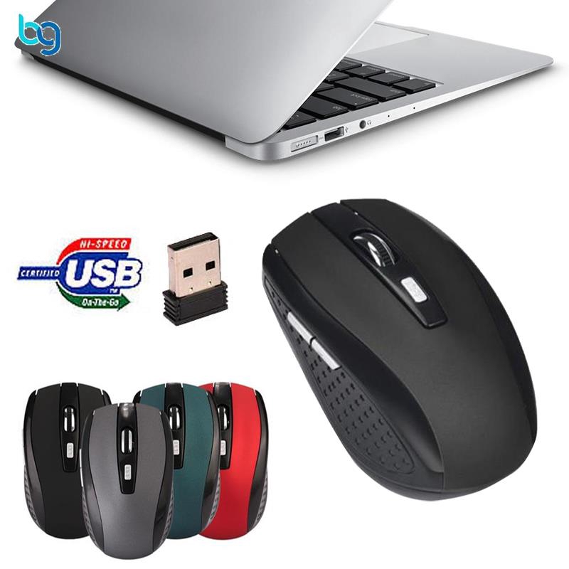 Chuột máy tính không dây 2.4GHz nhiều màu tiện dụng | BigBuy360 - bigbuy360.vn