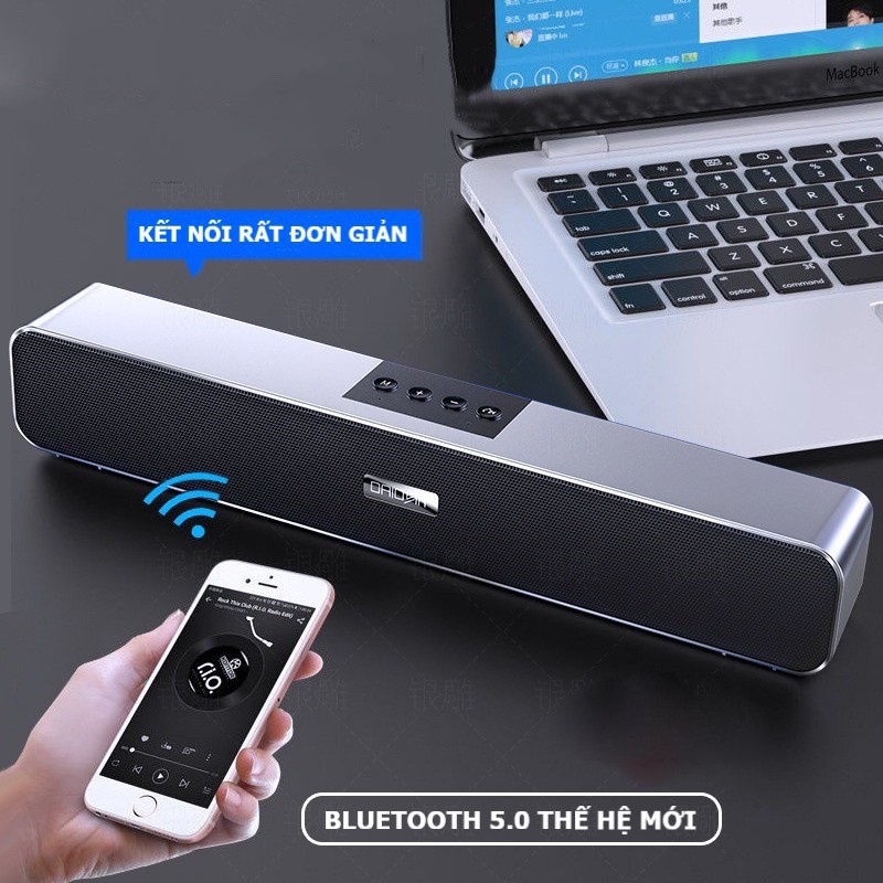 Loa Bluetooth Smart Bluetooth Desktop Speakers YST-3503 E-91D - Thiết Kế Thanh Hiện Đại Gọn Gàng