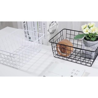 Rổ sắt decor trang trí chụp ảnh (Giỏ sắt đựng đồ cá nhân xinh xắn) RO3