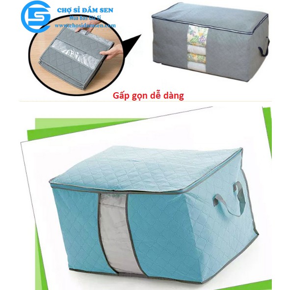 Túi đựng chăn màn dáng ngang, đựng quần áo, đồ tiện dụng, các đồ đạc cần thiết
