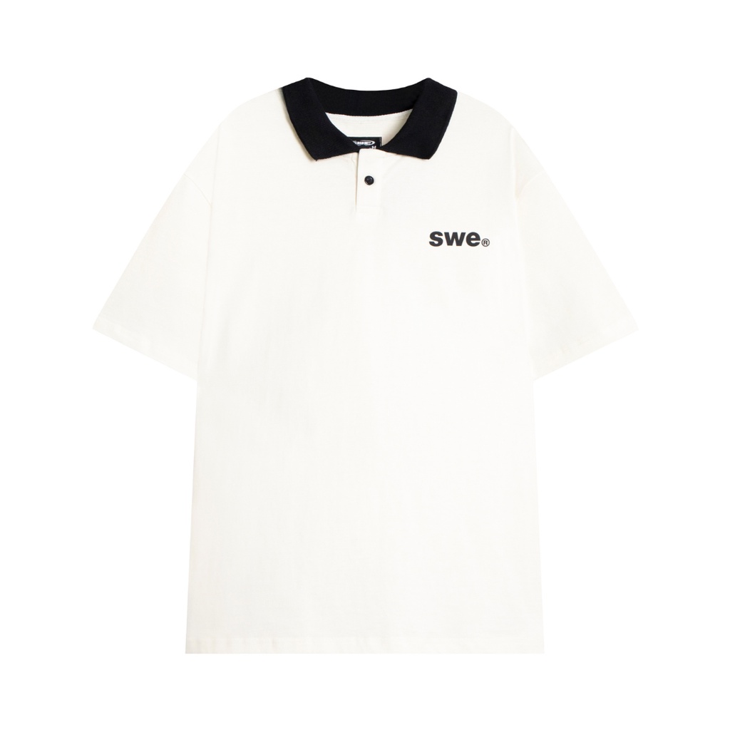 SWE - Áo polo Nam Nữ POLO WHITE basic, thời trang chính hãng