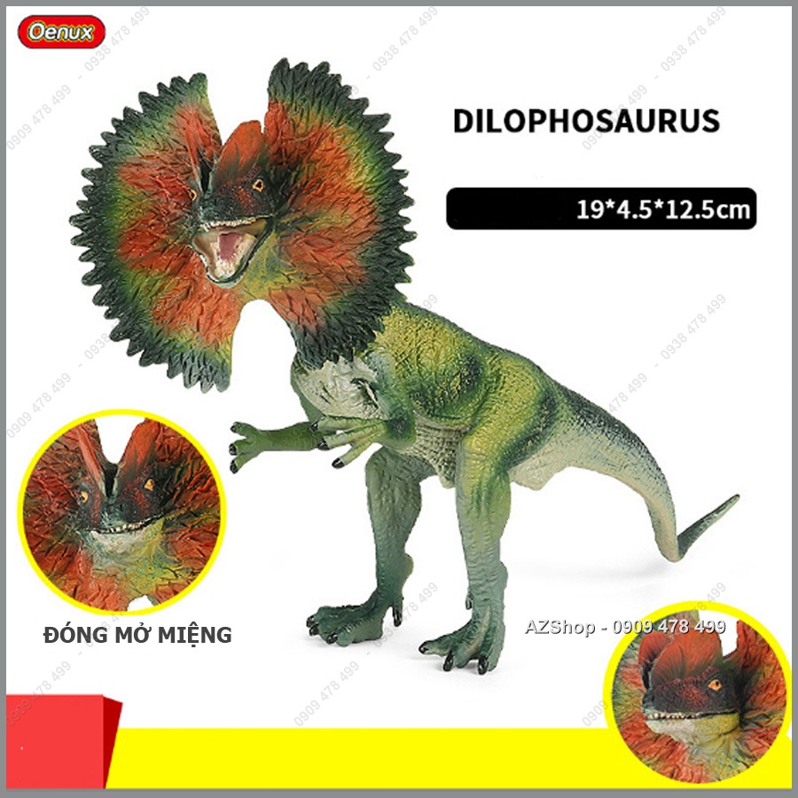 Mô Hình Khủng Long Dilophosaurus Giương Mào Hù Dọa - 7749.3