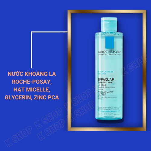 Nước làm sạch sâu tẩy trang cho Da dầu nhạy cảm La Roche Posay hiệu quả vượt trội giúp lấy đi lớp trang điểm - Nhập Pháp | BigBuy360 - bigbuy360.vn