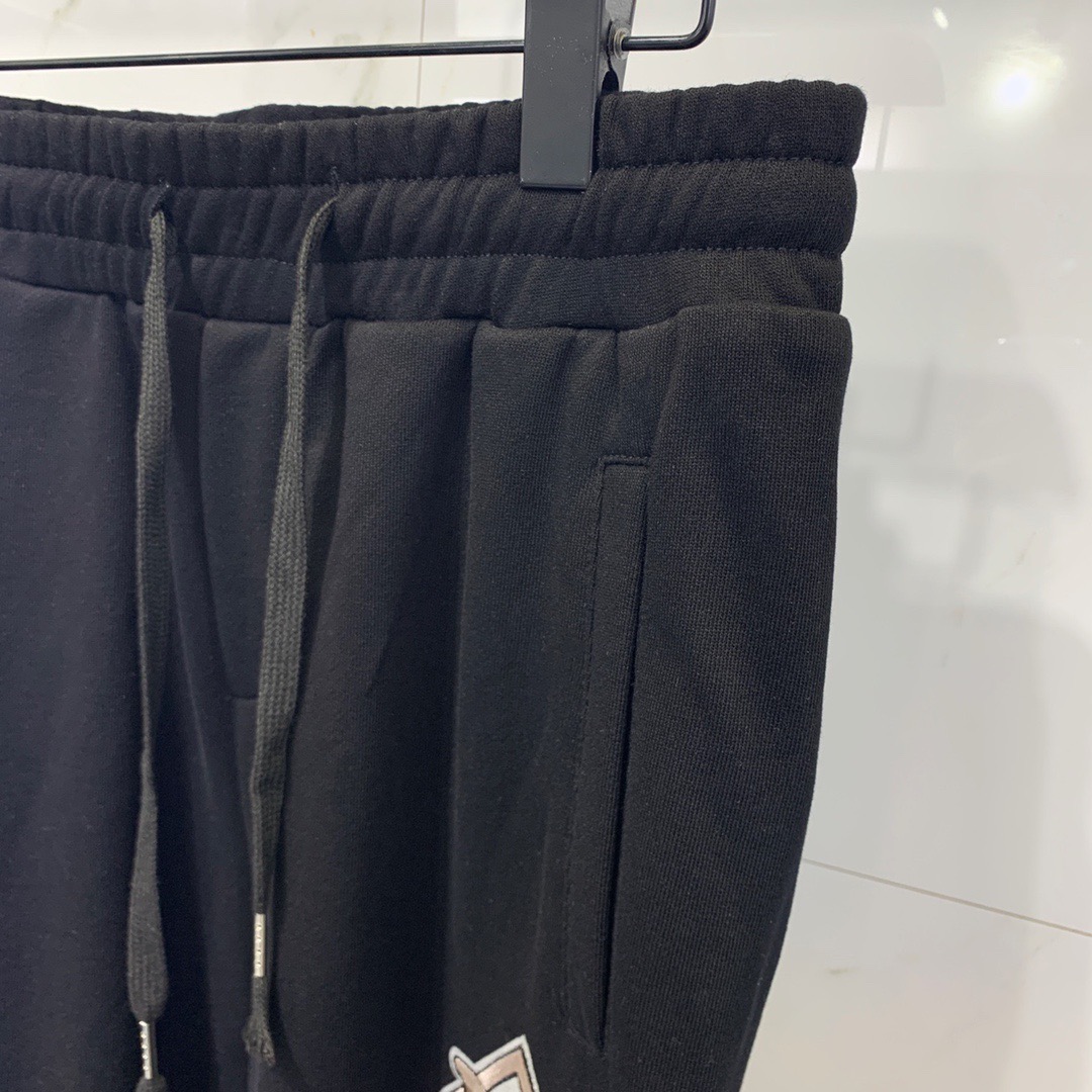 D0LCE & GABBA Fall 2020 new men's pants with logo embroidered shoes, cotton casual pants, elastic waistband