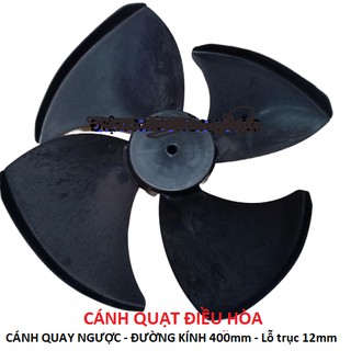 Cánh quạt máy điều hòa hơi đường kính 400mm lỗ trục 12mm