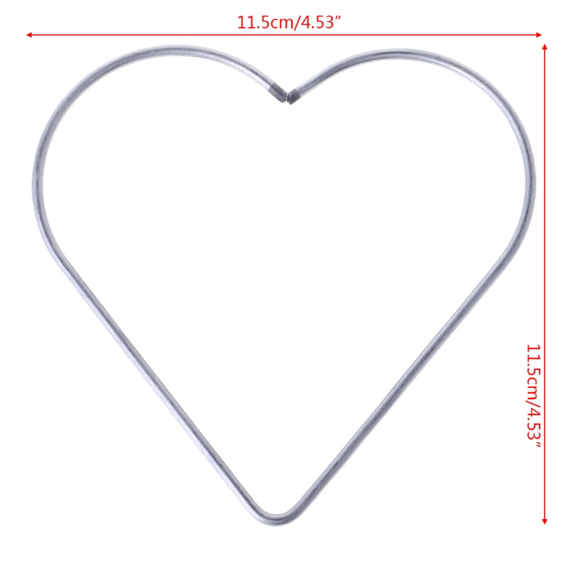 Vòng Nhẫn Kim Loại Hình Trái Tim Dùng Làm Dreamcatcher DIY
