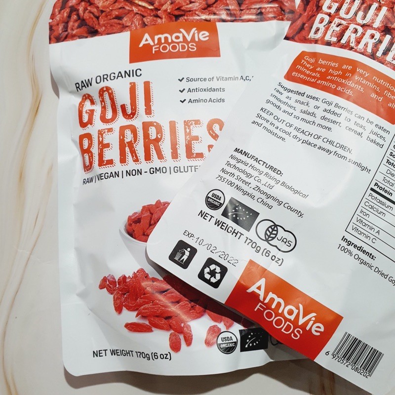 [Mẹ Bơ] Kỉ tử hữu cơ Green Nature/ Bio Planet/ AmaVie (USDA ORGANIC) | BigBuy360 - bigbuy360.vn