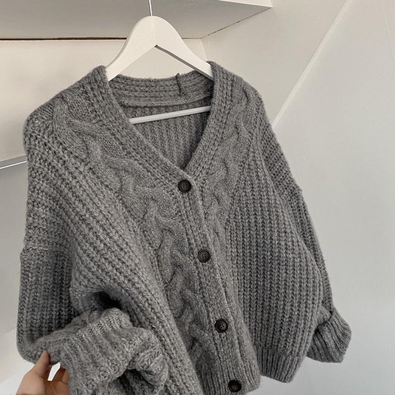 Áo cardigan dày