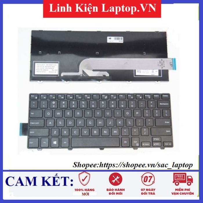 Bàn phím DELL INSPIRON 3441 3442 - 5447 5448 5451 5455 5458 5459 7447, Vostro 14 3449 14 3467 3468 14 5000 14 5468