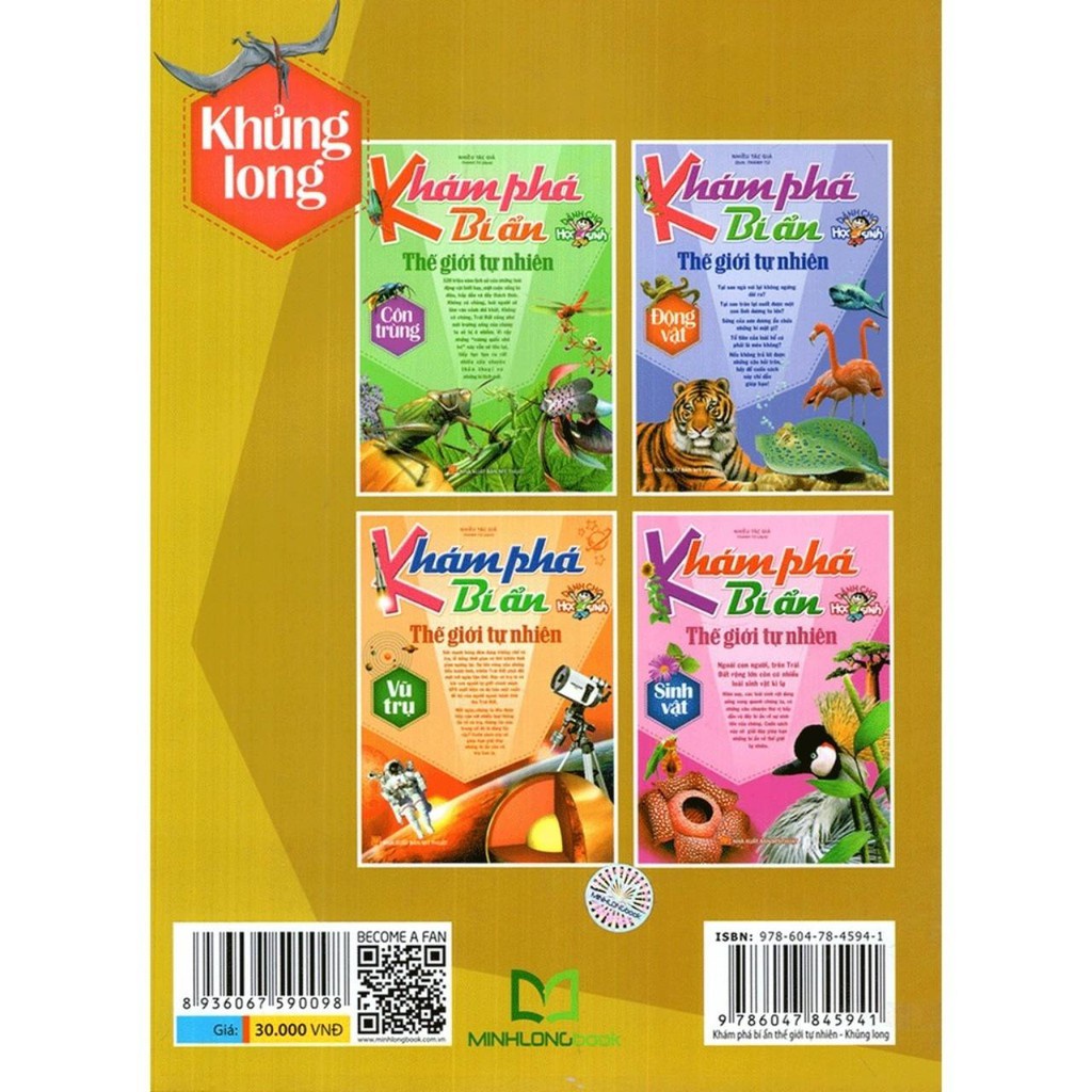 Sách: Khám Phá Bí ẩn Thế Giới Tự Nhiên - Dành Cho Học Sinh ( Hộp 5 cuốn) - TSTH