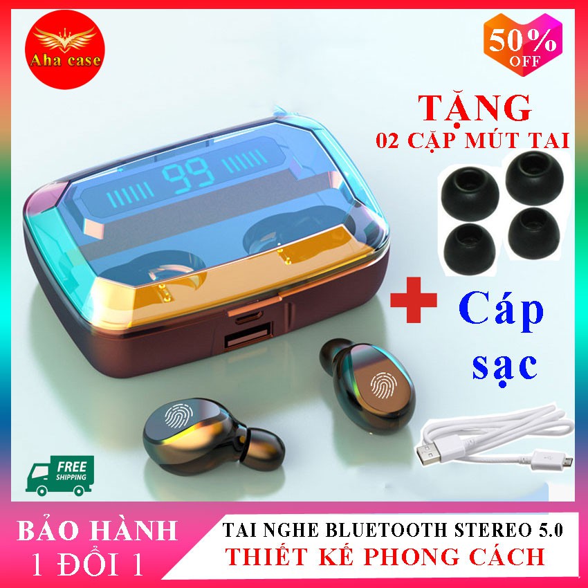 [Freeship] Tai nghe Bluetooth không dây TWE F 9 V5.0 phong cách đẳng cấp, âm thanh tốt, cảm ứng đa nhiệm, giá phải chăng | BigBuy360 - bigbuy360.vn