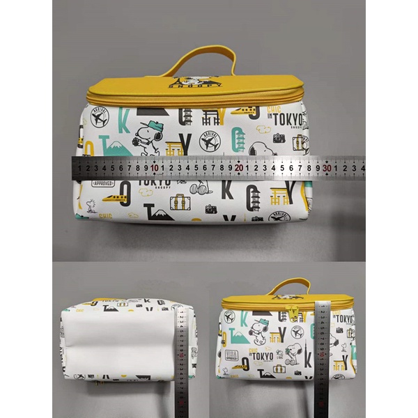 Túi Đựng Mỹ Phẩm Xách Tay Hình Ngôi Nhà Hoạt Hình Snoopy Đáng Yêu