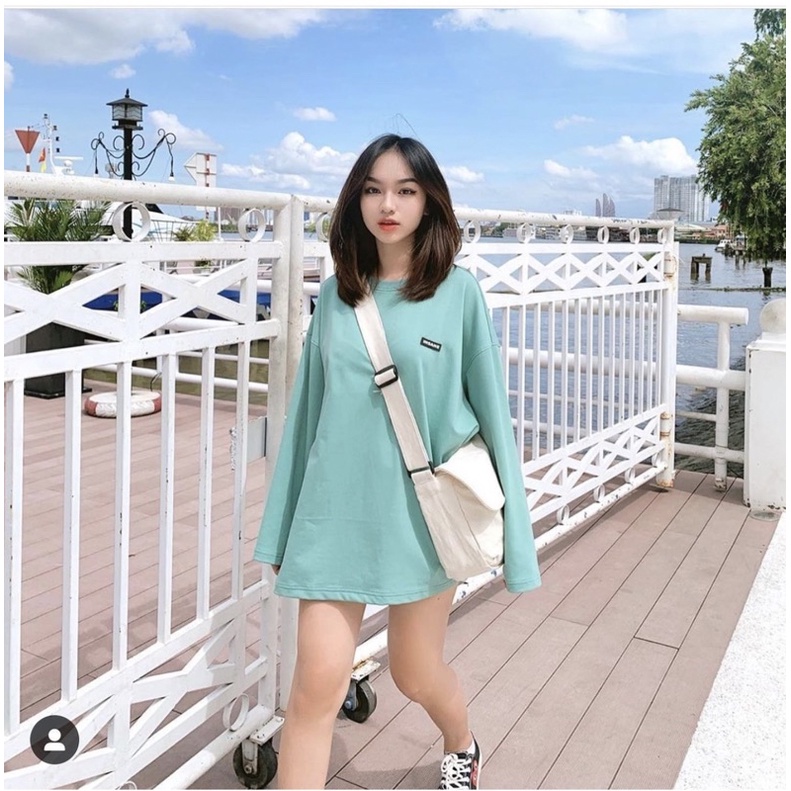 Túi tote vải canvas đeo chéo ulzzang basic trơn nam nữ unisex đi học thời trang giá rẻ