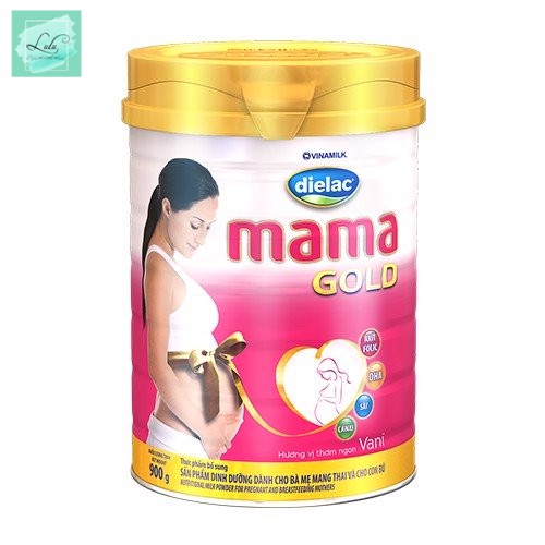 Sữa Bột Dielac Mama Gold Hương Cam Hộp Thiếc 900G - Lulu Mart