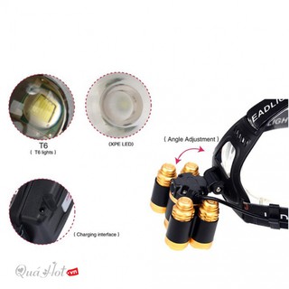 Đèn Led Đội Đầu 5 Mắt - Siêu Sáng