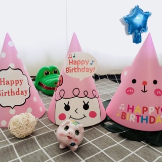 Mũ sinh nhật nhiều hình cho bé