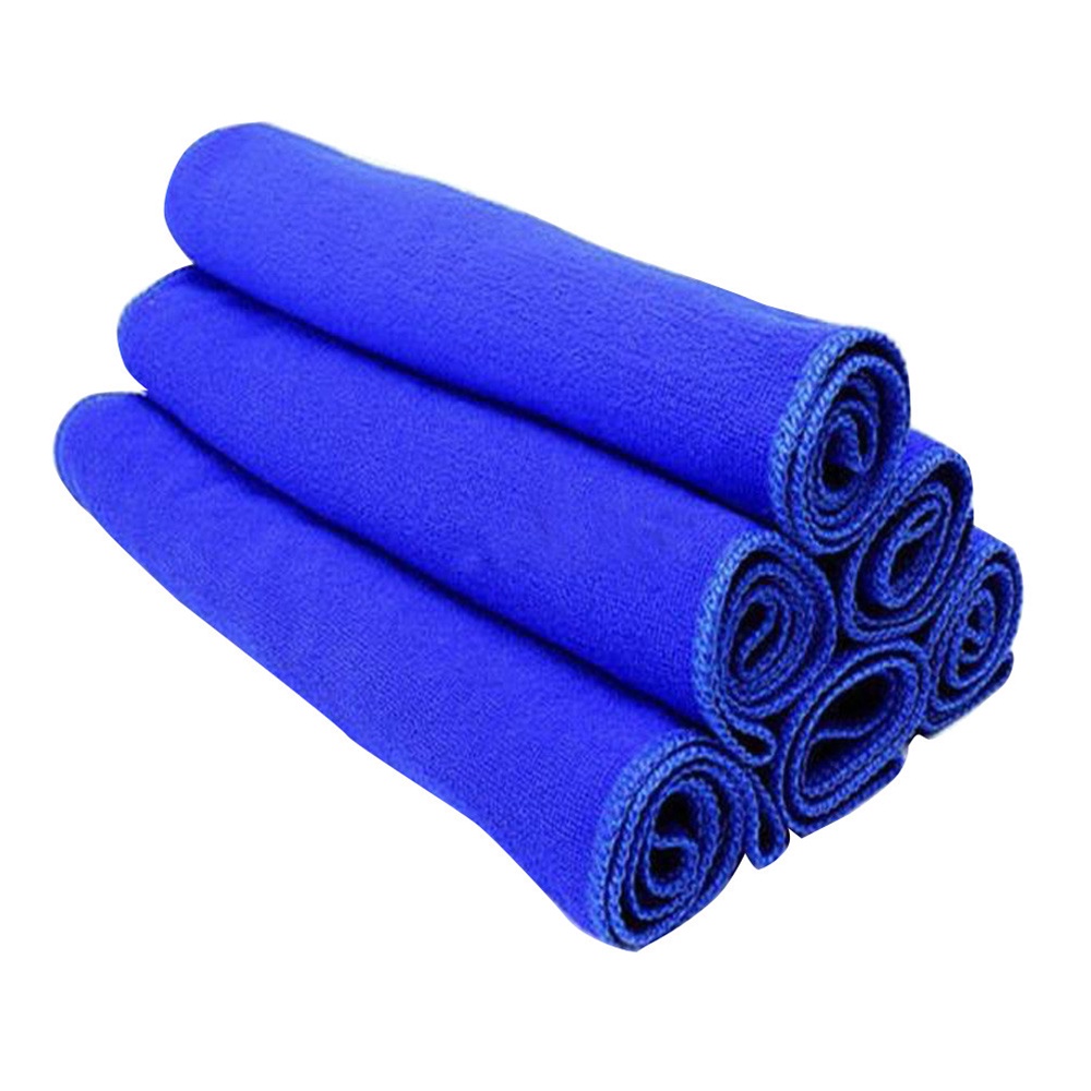 10 Khăn Lau Xe Hơi / Xe Máy Bằng Vải microfiber 25x25cm