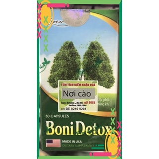 Bonidetox- giúp giải độc phổi, phòng ngừu ung thư thổi
