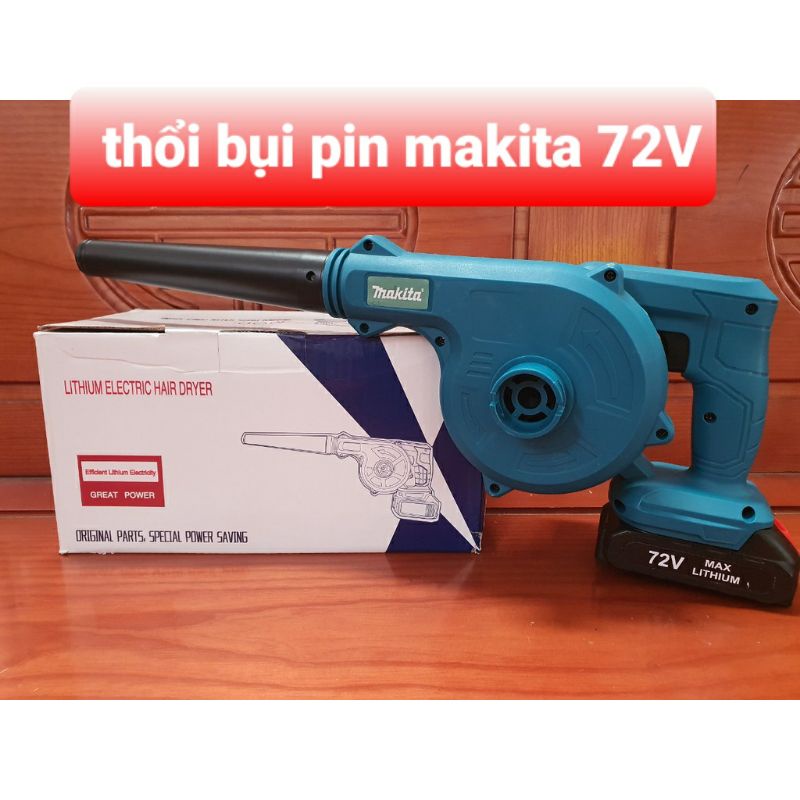 Máy thổi bụi hút bụi cầm tay, mini dùng pin, 72V -MAKITA