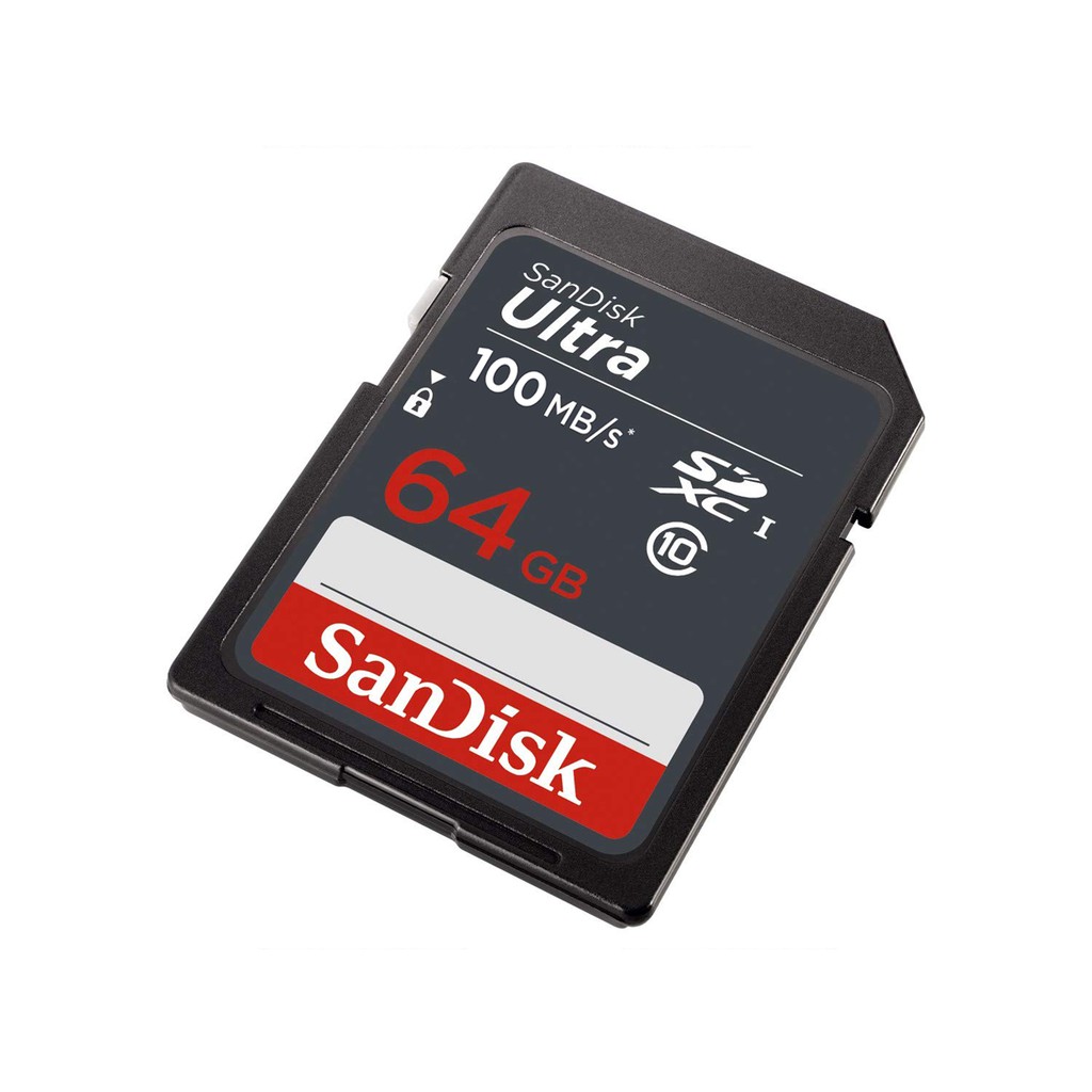 Thẻ nhớ SDXC Sandisk Ultra 64GB upto 100MB/s UHS-I (cho máy ảnh) - Hãng phân phối chính thức | WebRaoVat - webraovat.net.vn