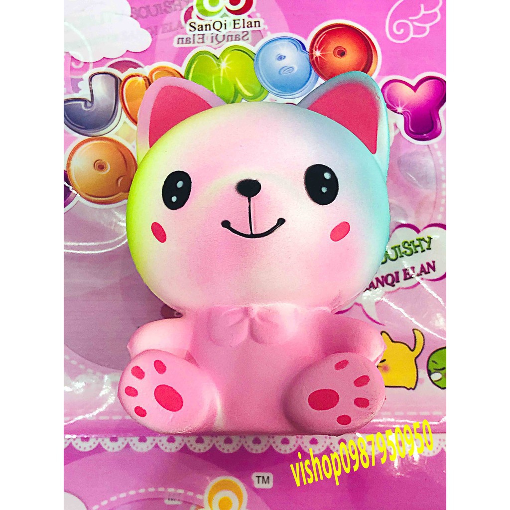 SQUISHY CHÓ CÚN NHIỀU MÀU