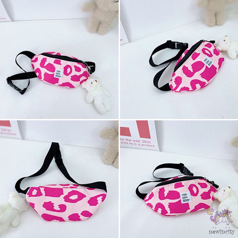 Túi Đeo Hông Đính Nơ Xếp Ly Thời Trang Hàn Quốc Cho Mẹ Và Bé