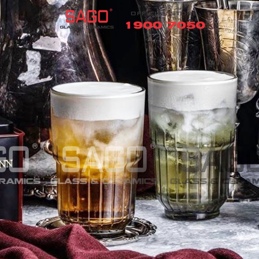 Ly Thủy TInh LINQ White Beverage 355ml | Thủy Tinh Cường Lực Cao Cấp