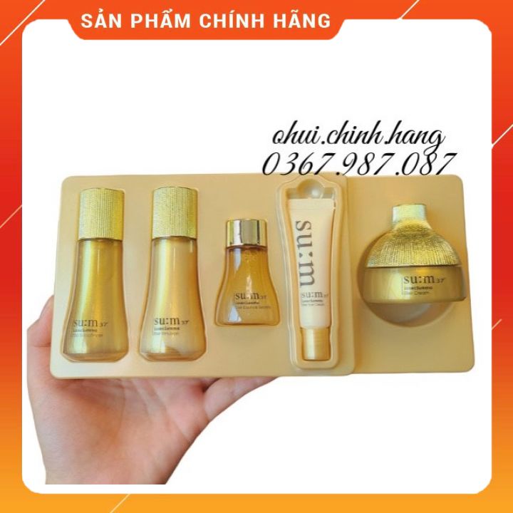 Bộ dưỡng mini tái sinh da cao cấp Su:m37 Losec Summa Elixir Gift Set (5 sản phẩm)