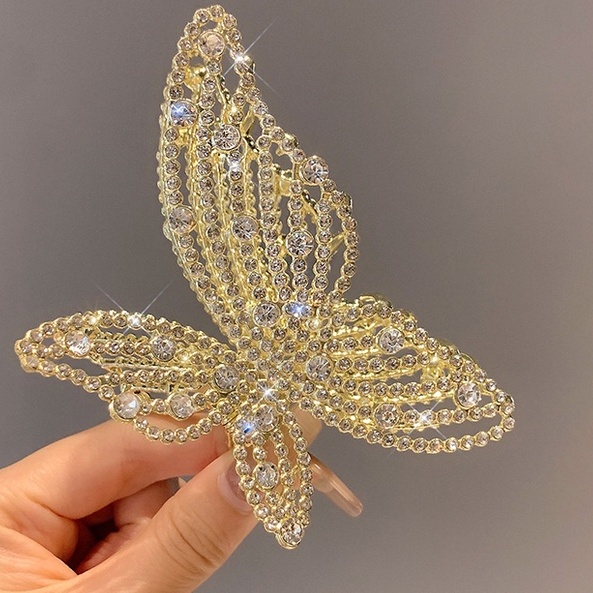 Kẹp Tóc Móng Vuốt Đuôi Ngựa Hình Bướm Tinh Tế Thời Trang Hè Phong Cách Hàn Quốc Cho Nữ