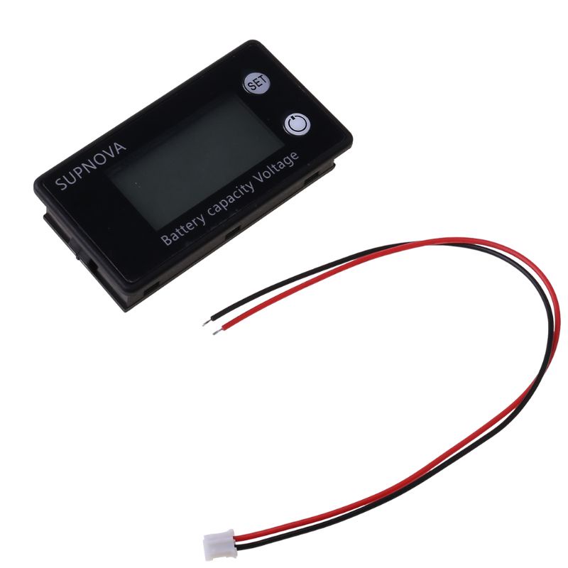 Đồng hồ báo dung lượng pin axit Lithium LiFePO4 DC 8V-100V cho xe hơi / xe mô tô