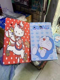 Bao da Samsung Tab E T377 kitty doremon dễ thương