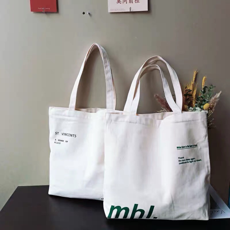 Túi tote vải canvas đi học đi chơi đeo vai đựng đồ thời trang cá tính