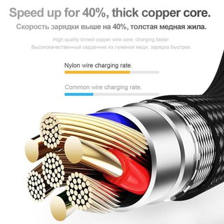 Cáp sạc đa năng Hoco U31 3 đầu Micro USB/Type-C/Lightning