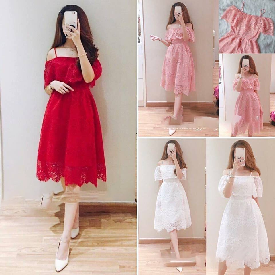 ĐẦM REN TRỄ VAI