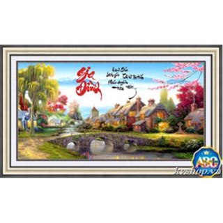 Bộ tranh đính đá gia đình - hàng chính hãng - df290