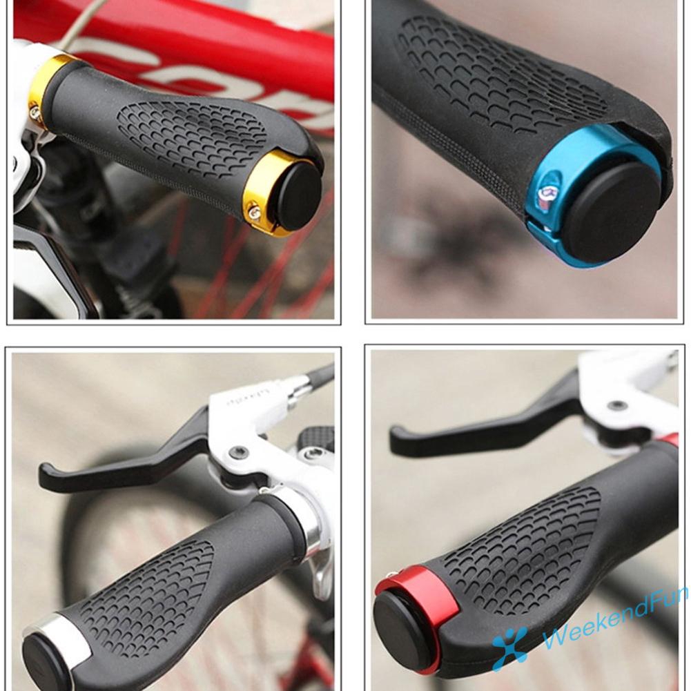 Ergonomic Rubber MTB Mountain Bike Bicycle Handlebar Grips Cycling Lock-On