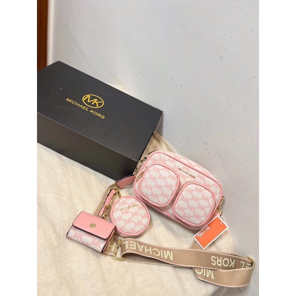 Túi 3 Chi Tiết , Túi Kèm Ví Nhỏ Dây Bản To Cá Tính