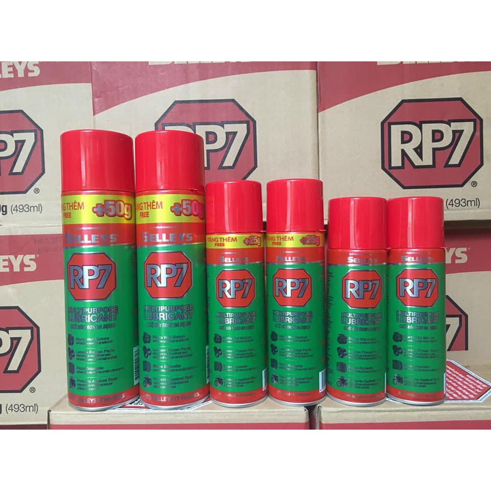 Combo 5 chai BÌNH XỊT,CHAI XỊT  RP7 XỊT CHỐNG RỈ SÉT 350g