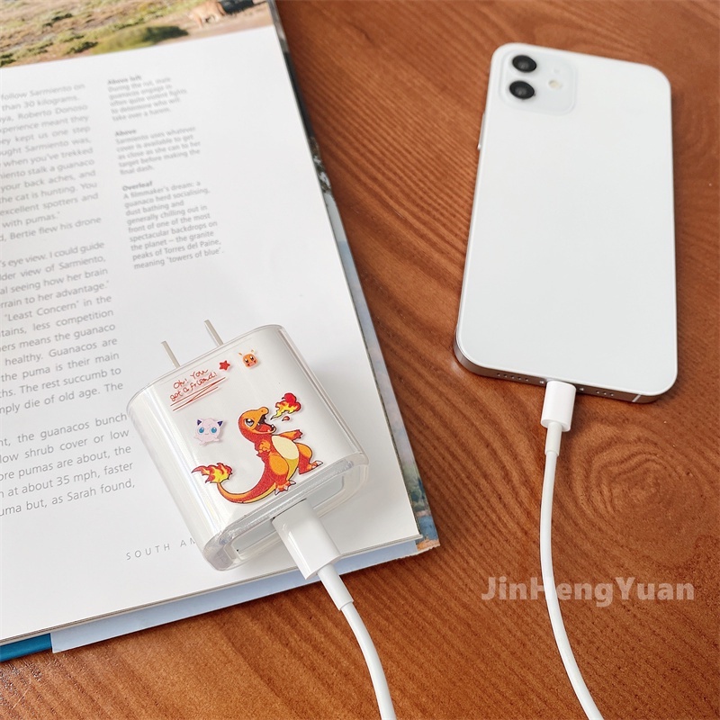 Vỏ Bọc Đầu Sạc Nhanh PD 18W 20W Bằng Tpu Mềm Trong Suốt