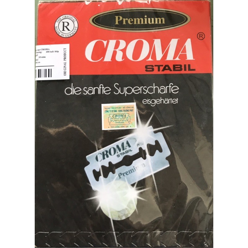 Hộp Dao Lam Croma 10 Chiếc Hàng Chuẩn Đức