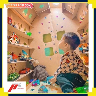 NHÀ GIẤY - NHÀ BẰNG BÌA CARTON - MÓN QUÀ TUYỆT VỜI CHO TUỔI THƠ CỦA BÉ YÊU