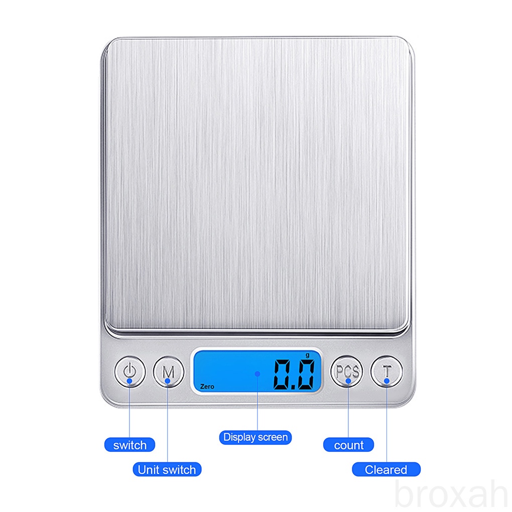 Công cụ đồ ăn trái cây, màn ảnh LCD cho dao găm Thép Cân điện tử cho nhà bếp nhỏ
