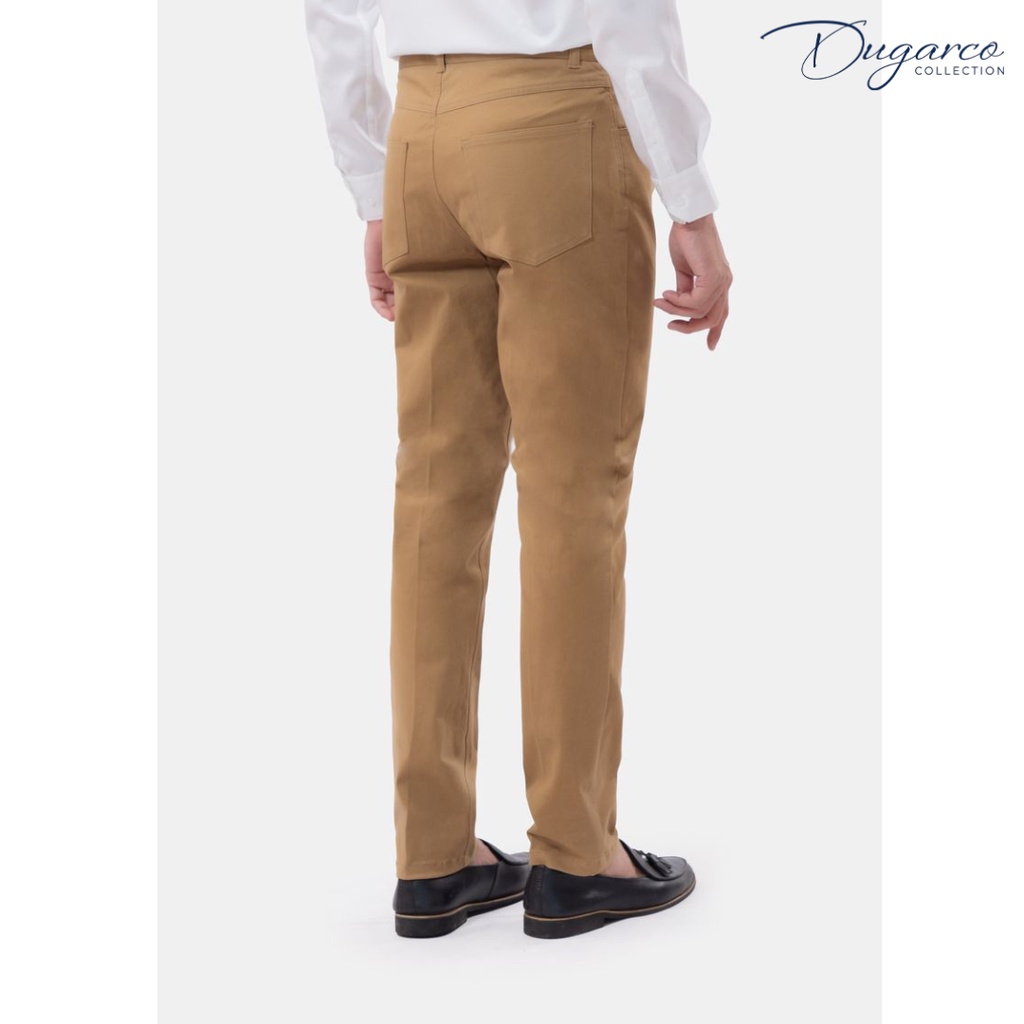 Quần kaki DUGARCO nam công sở ống suông dài 71CM41098