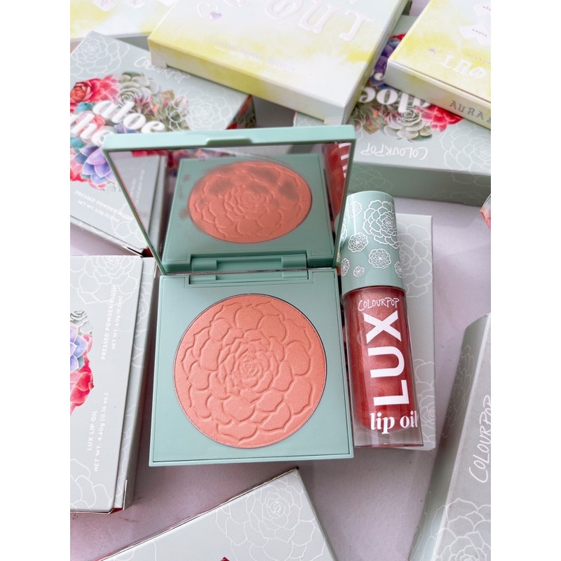 Set má hồng + son Colourpop