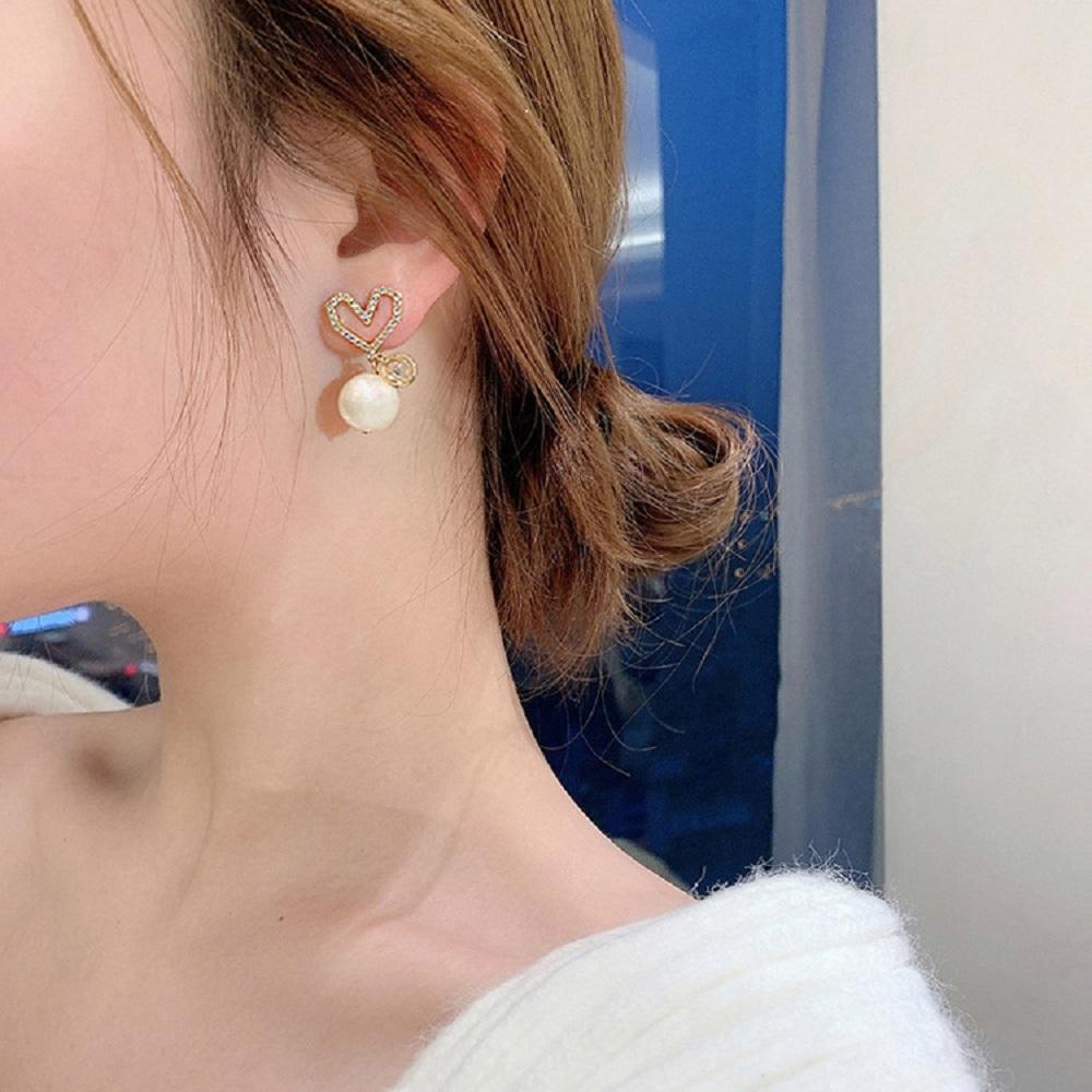 Hoa Tai Dáng Dài Đính Đá Sang Trọng Cho Nữ|Trang Sức Thời Trang