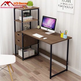 [Giá sốc] Bàn làm việc, bàn máy tính LCI, Gỗ MDF 12mm chống thấm tốt