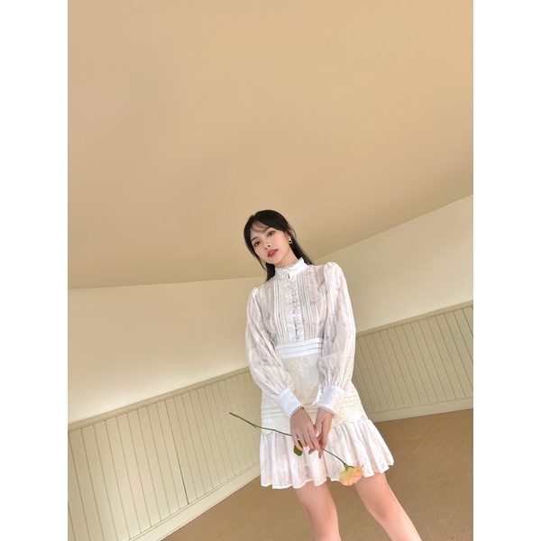 Váy trắng dáng đuôi cá hack eo tôn dáng CINDY DRESS | BigBuy360 - bigbuy360.vn