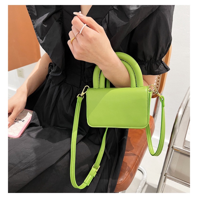 Túi Xách JASMIN NOIR Da PU Dáng Vuông Nhỏ Thiết Kế Đơn Giản Cho Nữ